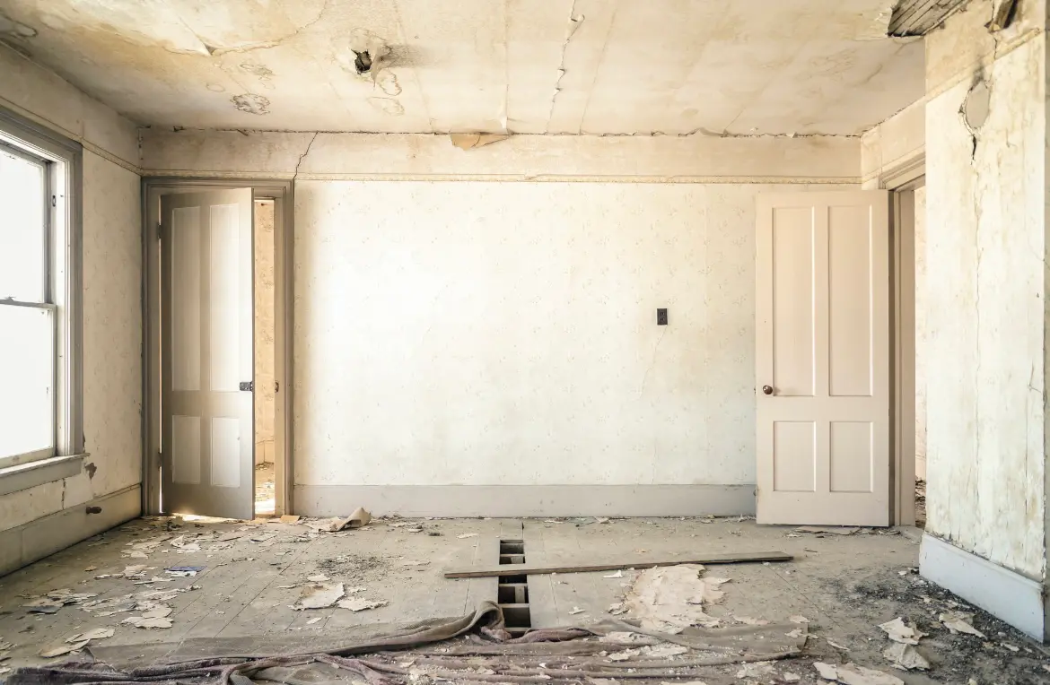 Waste disposal crew managing a cleanout project in Stapleton